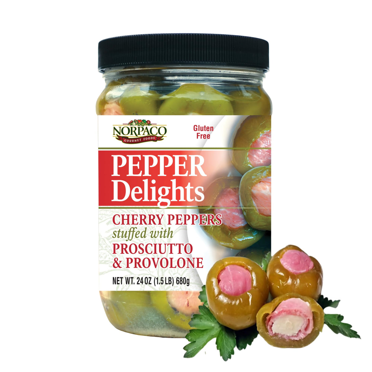Norpaco antipasto board featuring stuffed peppers for gourmet flair.