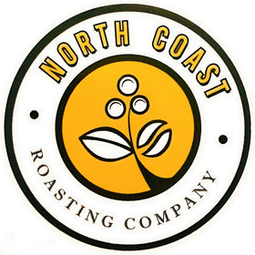 Swiss Water decaf badge on North Coast Roasting Ultra Dark