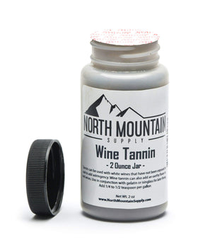 North Mountain Supply WT-2oz wine tannin tamper seal ensures freshness and safe storage