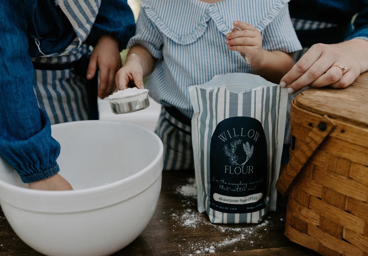 Pastry dough made with Willow Flour for smooth, tender textures
