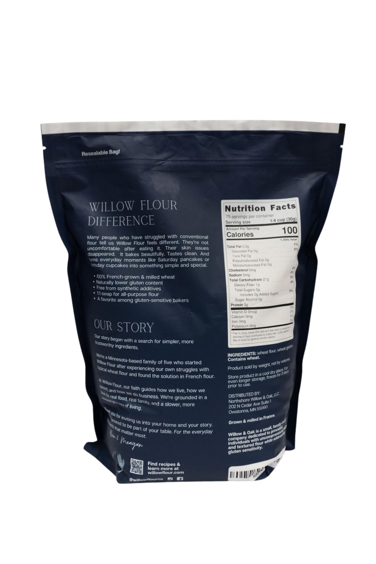 Northshore Willow and Oak Willow Flour—dough ready for bread with consistent crumb