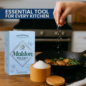 8.5 oz salt box provides ample seasoning for family meals