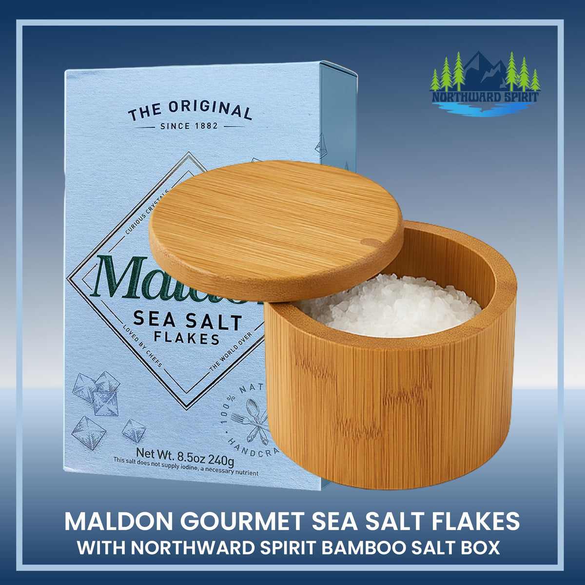 Maldon sea salt flakes add delicate finishing crunch to dishes