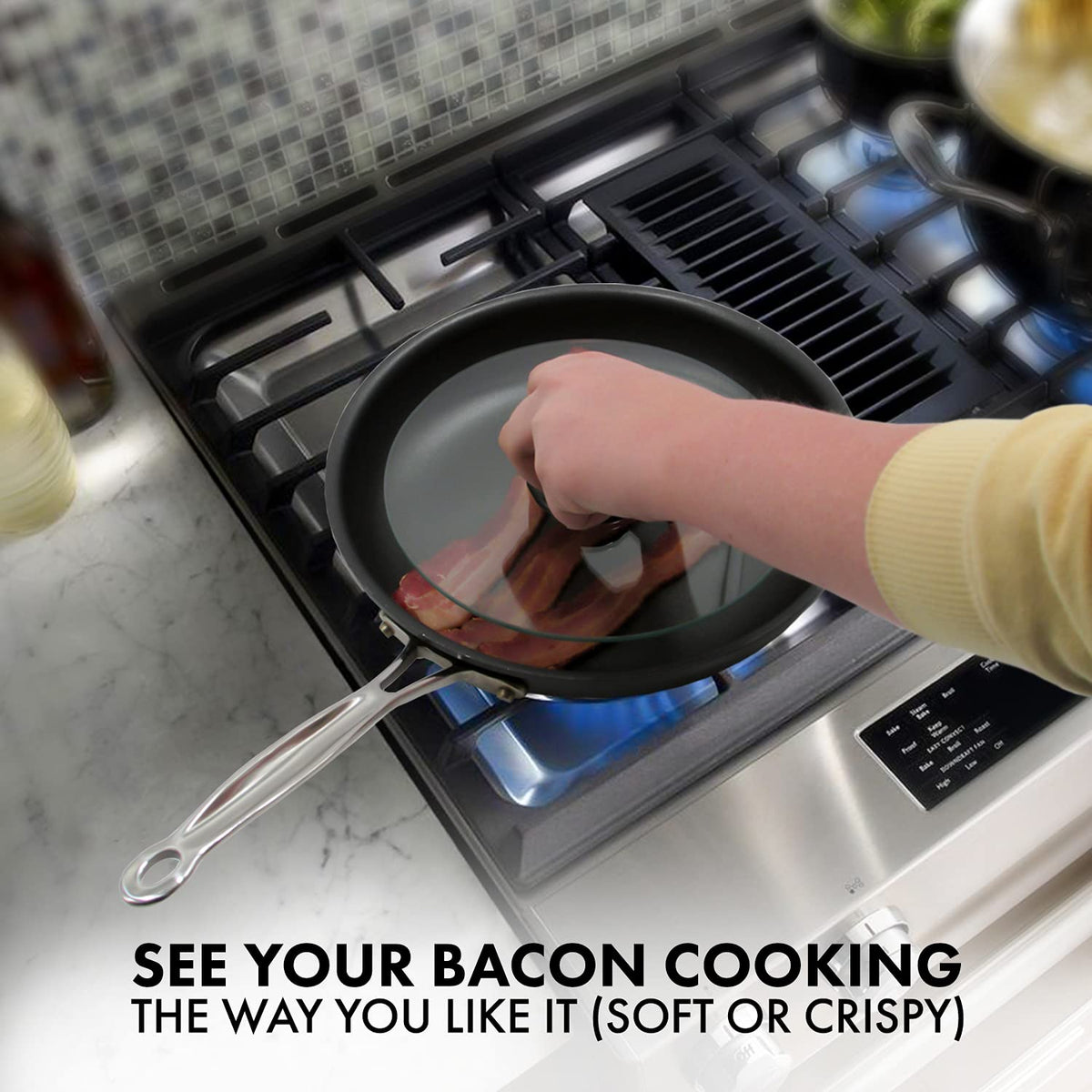 Northwest Enterprises Bacon Press with flat-head screw for improved performance.
