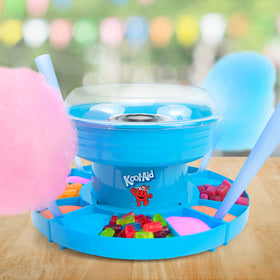 Nostalgia cotton candy maker compatibility setup for quick party desserts.