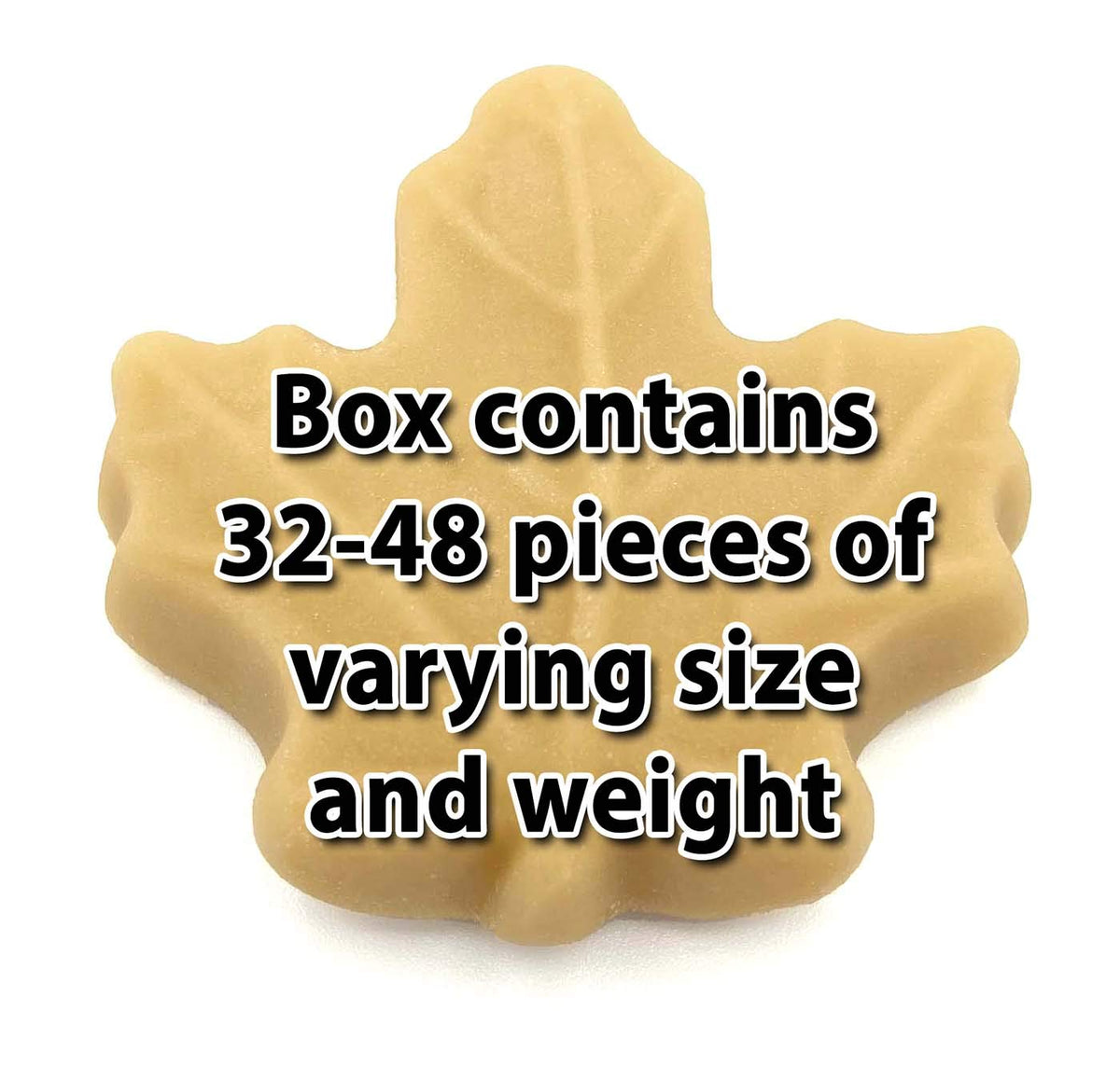 Nova Maple Candy sugar-leaf shapes highlight the brand's premium, all-natural maple candy.