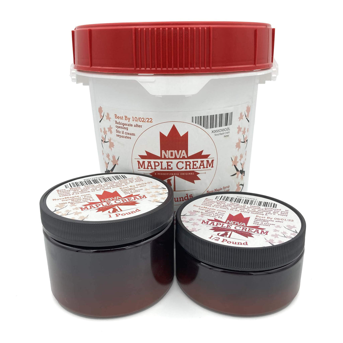 Nova Maple Cream butter-spread texture for easy spreading with a knife.