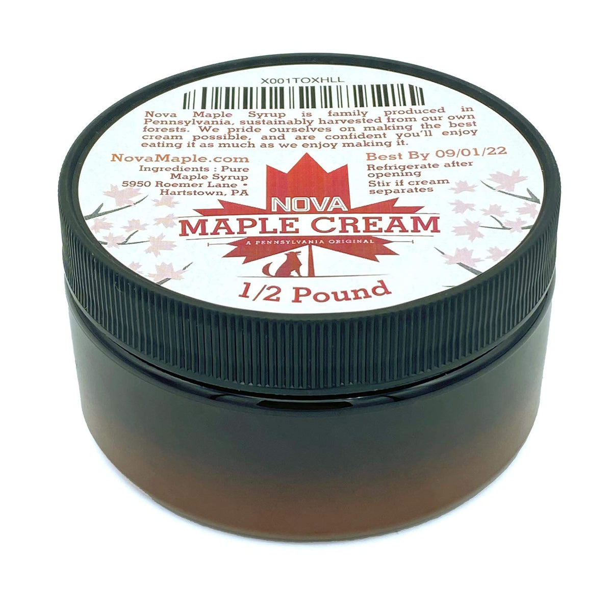Nova Maple Cream on toast showcases silky spread for breakfast.