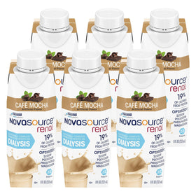 NovaSource Renal cafe mocha icon communicates gluten-free suitability.