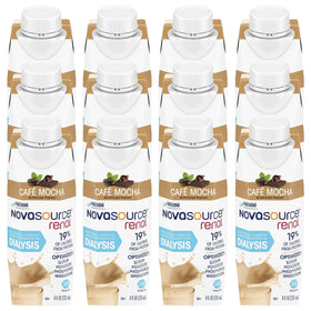 NovaSource Renal cafe mocha lactose-free icon indicates dairy-friendly option for sensitive diets.