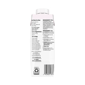 NovaSource Renal Strawberry carton side with gluten-free and lactose-free claim
