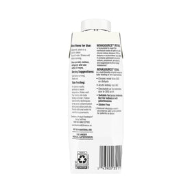 NovaSource Renal Vanilla nutrition facts label highlights protein content.