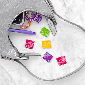 Close-up of Now and Later fruity chews in bright flavors