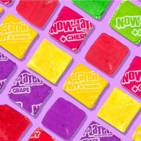 Now and Later Original Mix jar with assorted fruit flavors for shareable treats