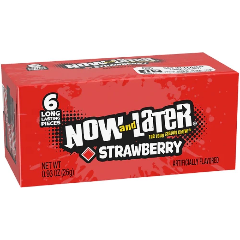 Colorful Now and Later taffy bars ready for celebrations and everyday fun