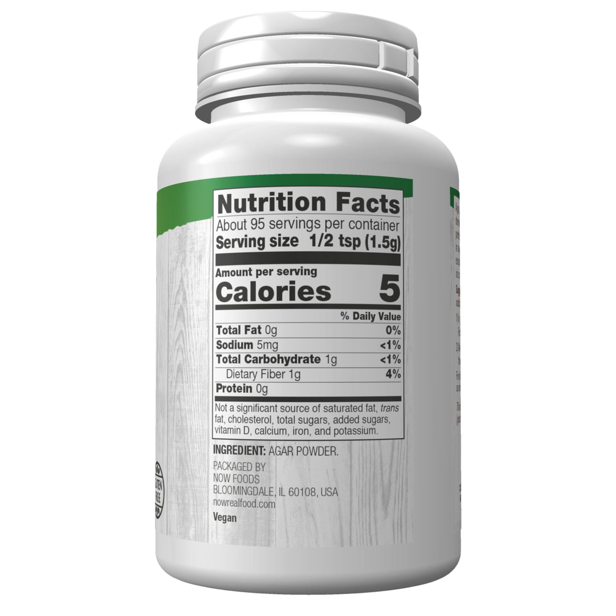 NOW Foods Agar Pure Powder dissolving in hot liquid to thicken soups and desserts.