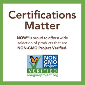 NOW Foods almond crunch highlighting protein, fiber, and healthy fats for daily energy.