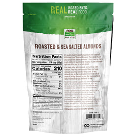 NOW Foods almonds from USA-grown harvest with a clear USA-grown label.