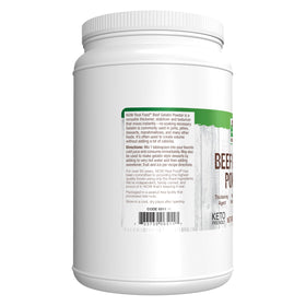NOW Foods Beef Gelatin Powder dissolving into juice, instant mix and texture enhancement