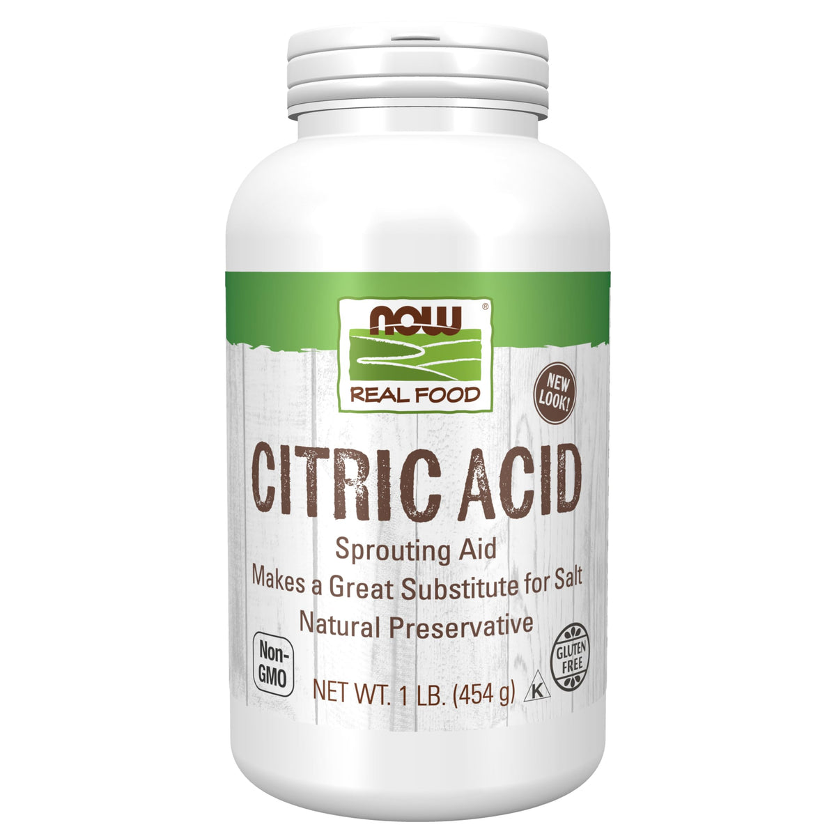 NOW Foods Citric Acid sprouting aid for jars inhibits mold growth.
