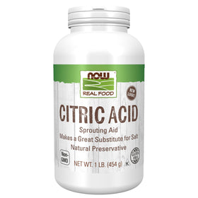 NOW Foods Citric Acid sprouting aid for jars inhibits mold growth.