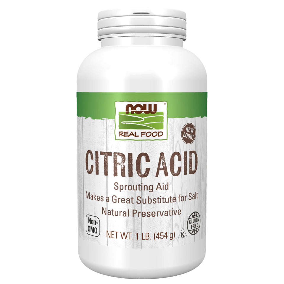 NOW Foods Citric Acid sprouting aid for jars inhibits mold growth.