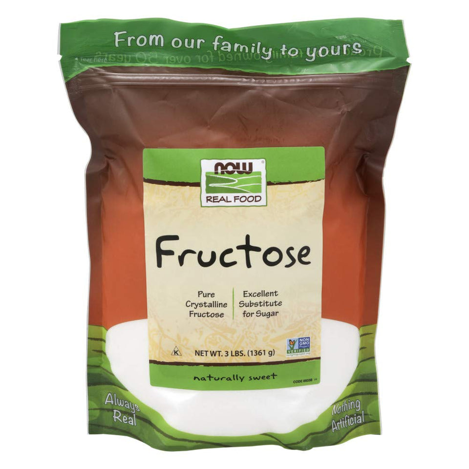 NOW Foods Crystalline Fructose crystals ready to pour for quick sweetening