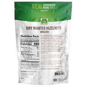 NOW Foods hazelnuts crunchy texture ideal as salad topping or baking ingredient.