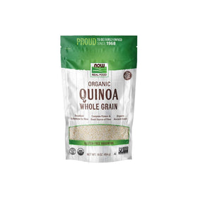 NOW Foods Organic Quinoa uncooked grains ready to cook for a protein-rich base