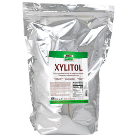 NOW Foods Xylitol pure bag for easy sugar replacement in recipes.