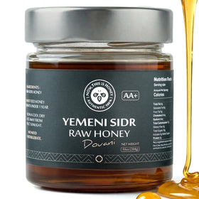 Now This Is Honey raw Yemeni Sidr honey jar shows rich color and natural energy potential.