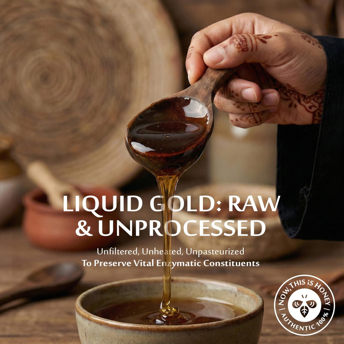 Now This Is Honey Sidr BB+ label close-up highlighting monofloral origin, perfect for informed shoppers.