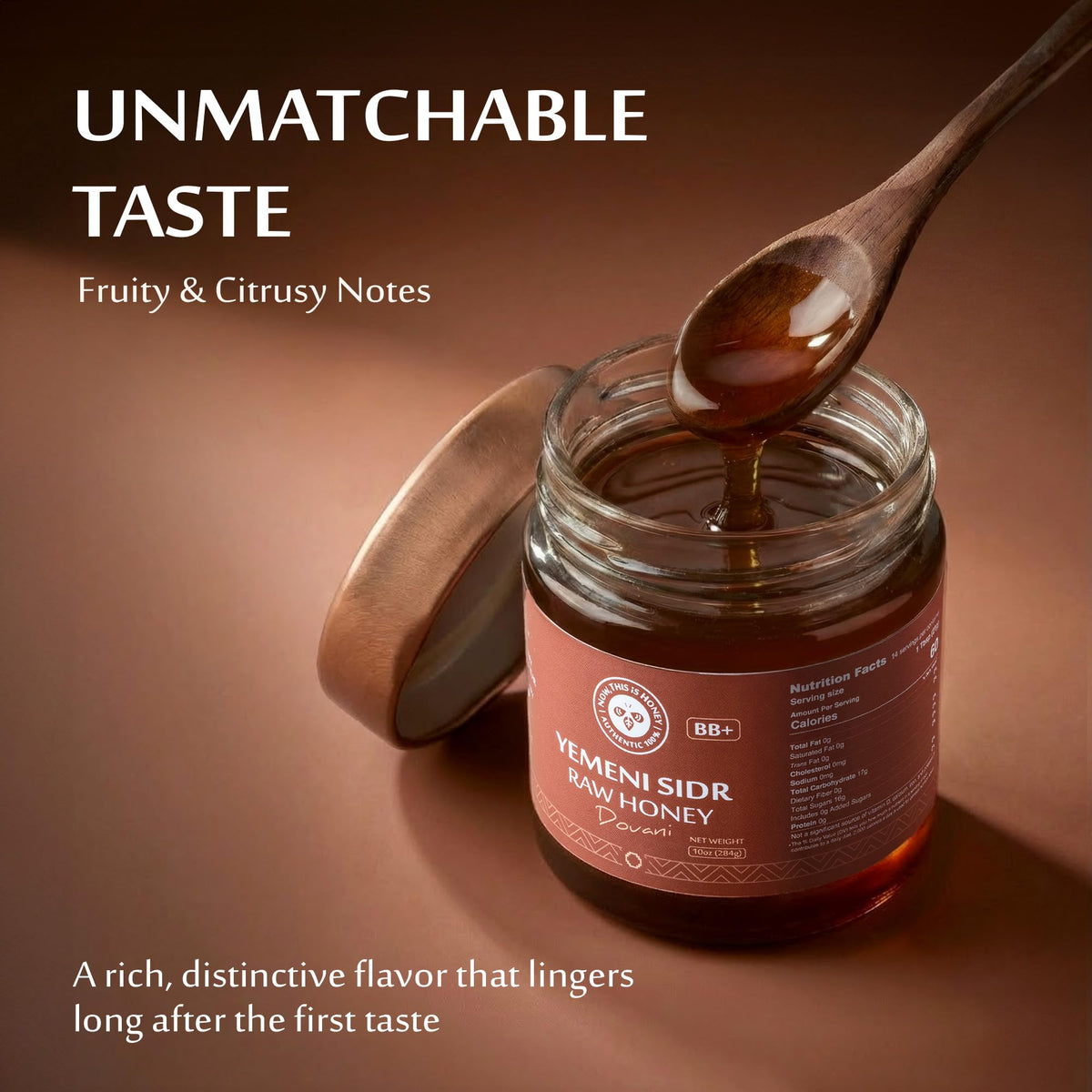 Now This Is Honey Sidr monofloral appearance showing smooth, inviting texture.