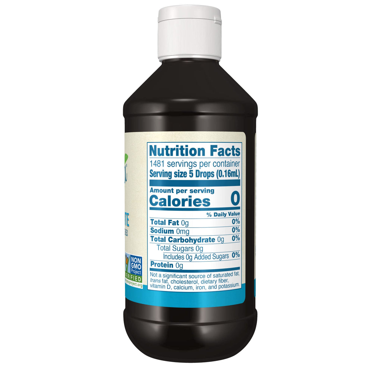 NOW Foods BetterStevia bottle pour with dropper for convenient on-the-go sweetness