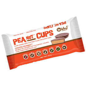 No Whey! Foods PeaNot Butter Cups 4 Pack, outer packaging shown for convenience