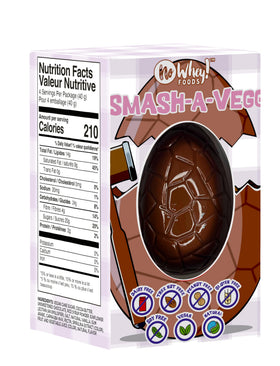 No Whey! Smash-a-vEgg dairy-free shell delivers a satisfying snap and melt.