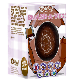 No Whey! Smash-a-vEgg crack-open action reveals colorful surprise inside, Easter fun.