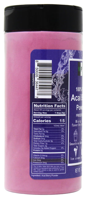 NPG Acai powder with fine texture ideal for drinks and baking.