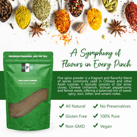 NPG packaging emphasizes natural gluten-free seasoning with no artificial additives