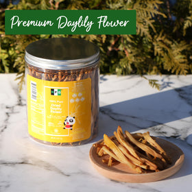 NPG Premium Dried Lily after soak, ready for rinsing and cooking.