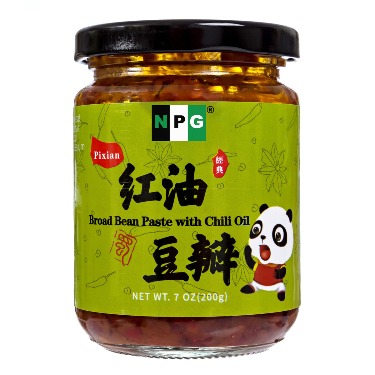 NPG Premium Sichuan Pixian paste jar offers rich base for hotpot.