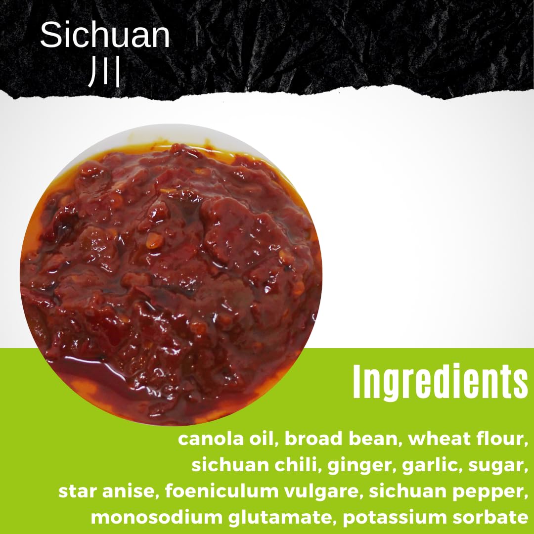 NPG paste label front highlights authentic Sichuan ingredients.