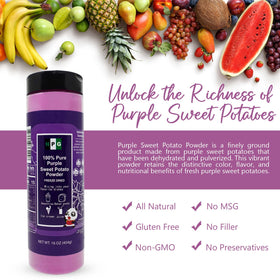 NPG powder in smoothie blends smoothly for color