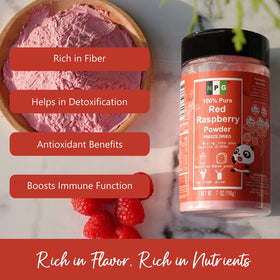 NPG raspberry powder in baking dough for fruity color and aroma.