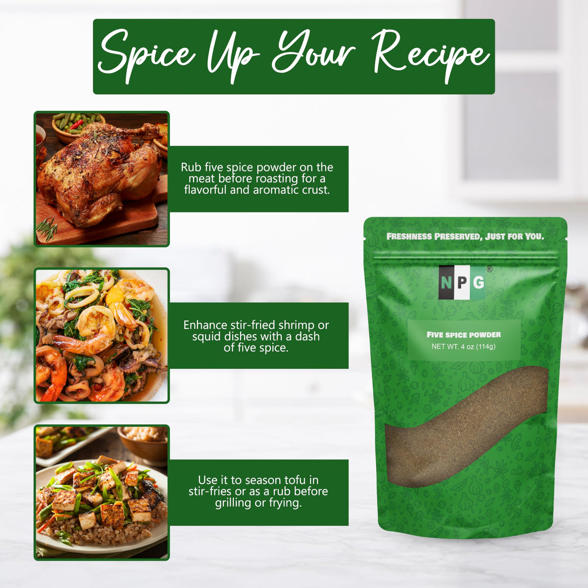 NPG ready-to-use Chinese spice blend boosts sauces and stir-fries