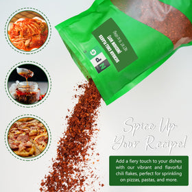 NPG sun-dried medium-heat chili flakes deliver fruity notes for marinades