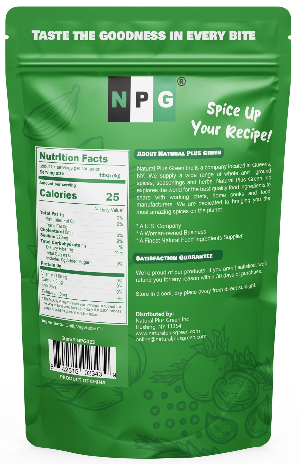 NPG Szechuan crushed red pepper powder enhances kimchi and chili oil