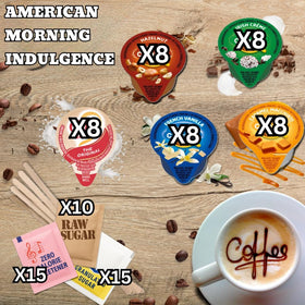 NSPARK French Vanilla creamer packets for a creamy, smooth coffee