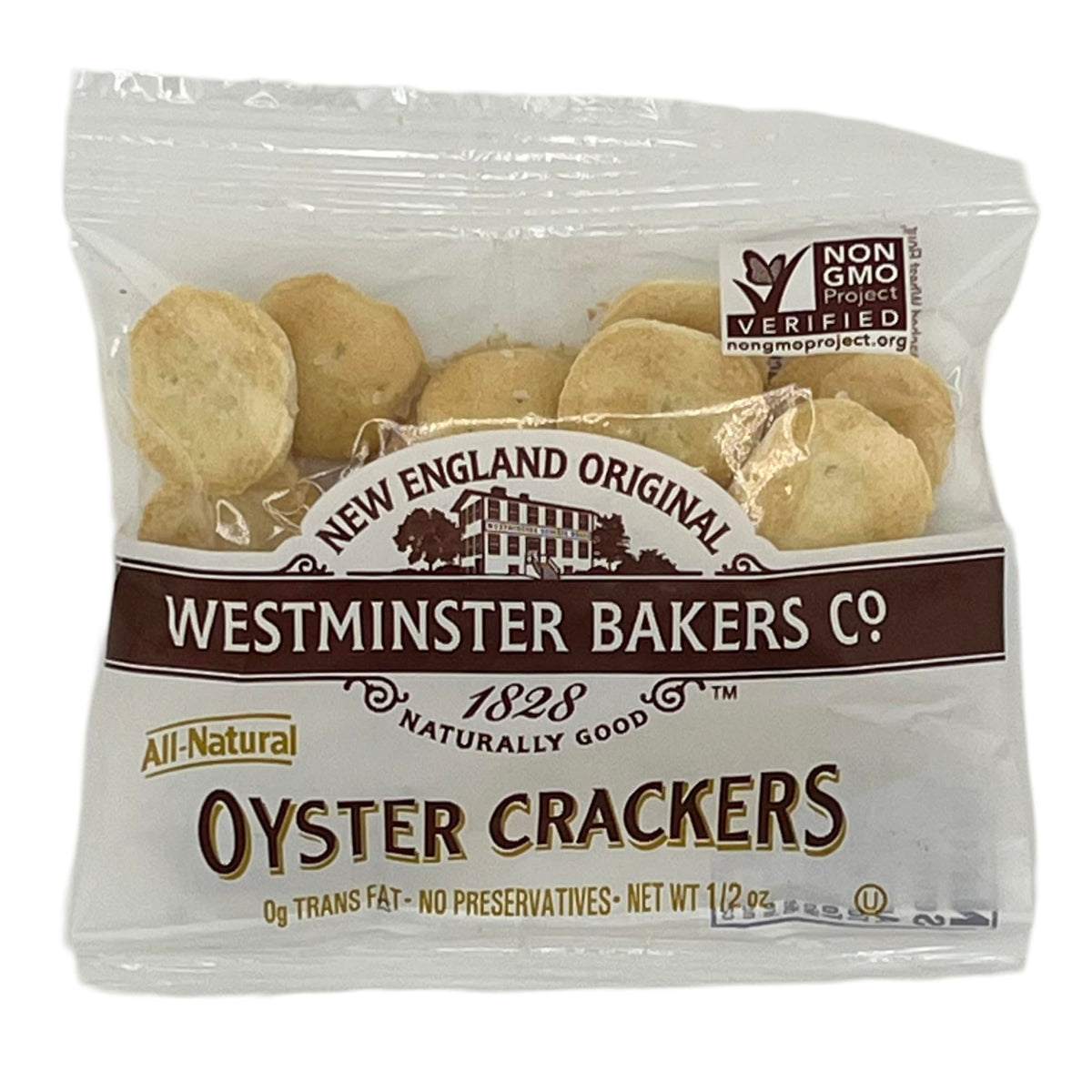 NSRONE Westminster Oyster Crackers 40-pack, ideal for soups and chowders.