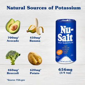 NU-SALT popcorn seasoning for light, even flavoring.